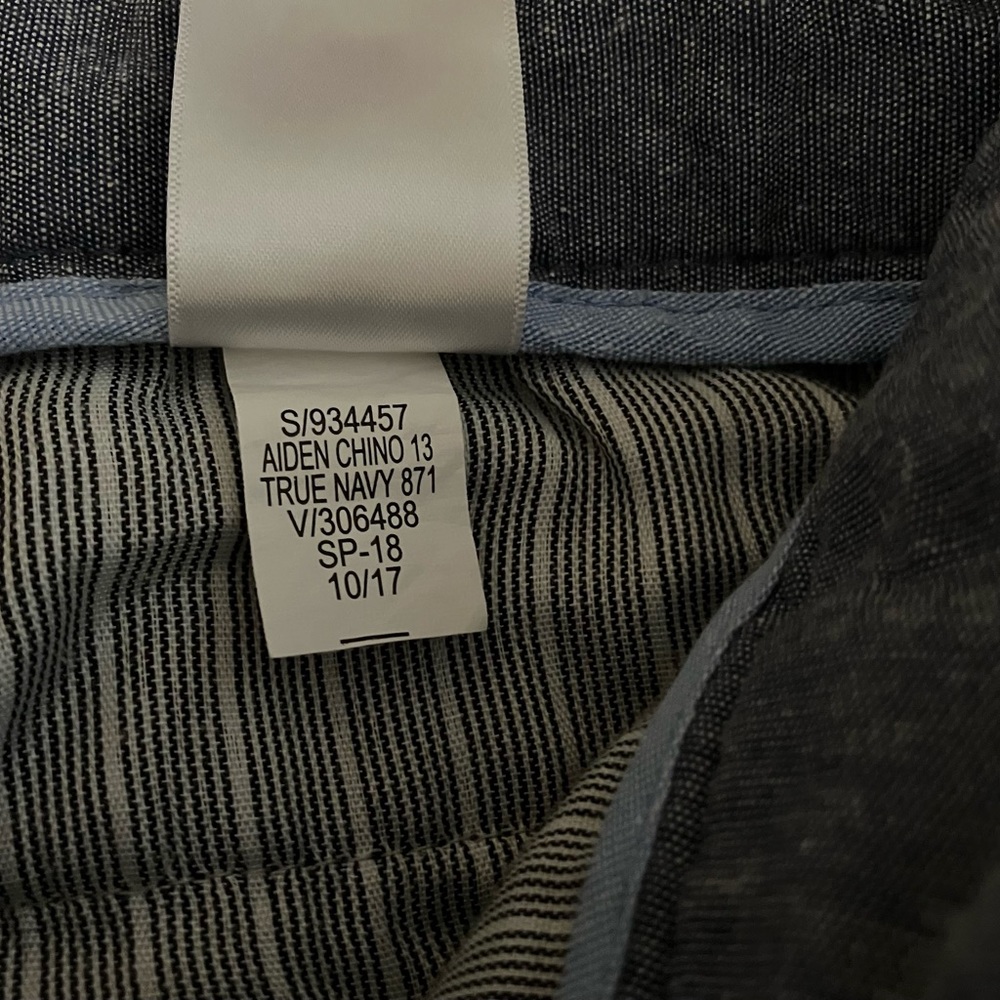 Banana Republic Aiden Chinos Navy Men’s Pants S/934457 Size 30x30 Pre-owned. - Picture 5 of 5